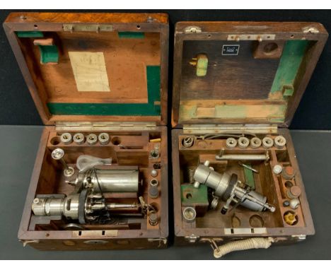 A Maihak Steam Engine Indicator, cased;  another (2) 