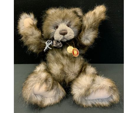 Charlie Bears CB104688 Cooper teddy bear, from the 2010 Charlie Bears Plush Collection, designed by Isabelle Lee, 46cm high w