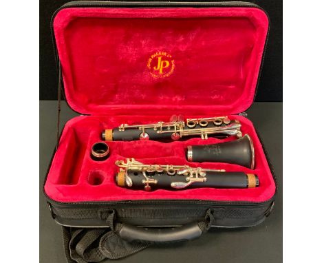 A John Packer Ltd Mark IV clarinet, travel cased 