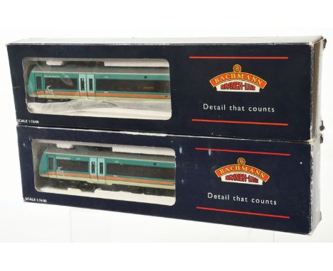 Bachmann 32-450 Class 170 2-car Turbostar DMU "Midland Mainline". Please note sleeve is missing. Condition is Excellent in Fa