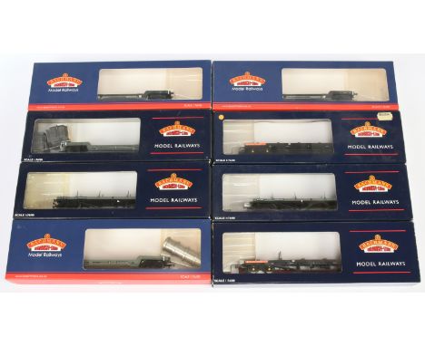 Bachmann group of Bogie Wagons to include 38-150 80ton GLW BDA Bogie Bolster Wagon "Loadhaul" and others (see photo). Conditi