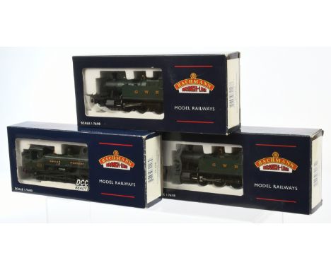 Bachmann group of Steam Tank Locomotives to include 32-127A 2-6-2 GWR Class 45XX Prairie Steam Tank Locomotive No. 4527 and o