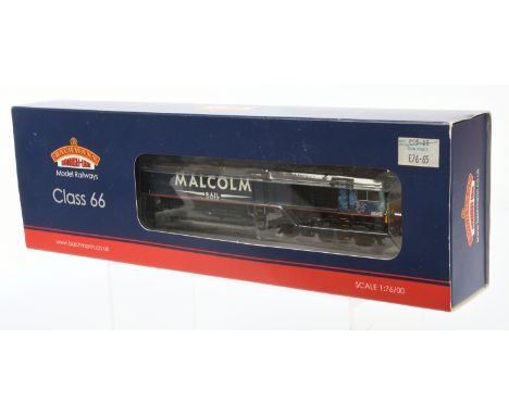 Bachmann OO 32-979 Class 66 Malcolm Rail Diesel Locomotive 66412, comes with detailing parts. Conditions: Near Mint to Mint i