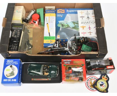 Railway, Aircraft related ephemera, tools &amp; other items. To include The Train Book, Rail Express magazines, Boeing 747 ha