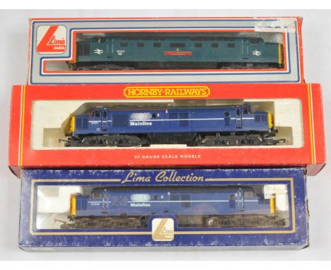Lima OO and Hornby (GB) Class 37's and 55 - R2012 '37371' and Lima 204711A8, both in Mainline Livery. Lima Class 55, Modified