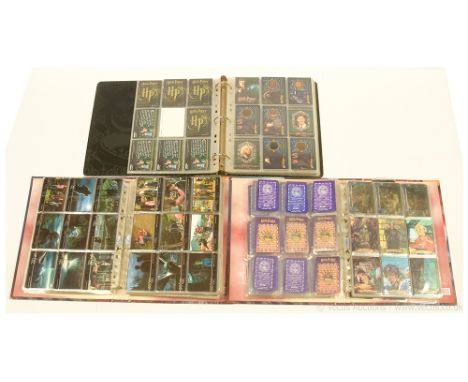 Large quantity of Harry Potter trading cards includes ArtBox The Sorcerers Stone cards 1 - 90, R1 - R9, BT1 - BT4, Promo 1 - 