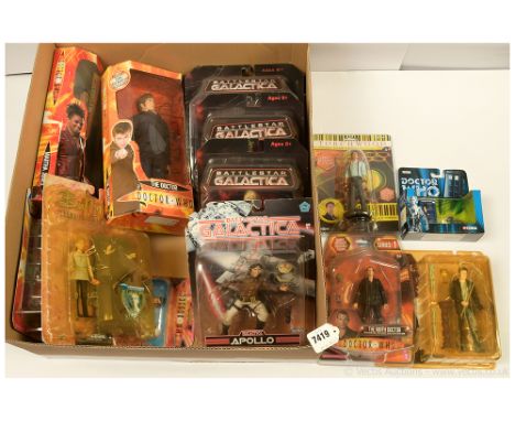 Quantity of TV and Film related action figures x thirteen, including Character Doctor Who The Doctor, Martha Jones, The Docto