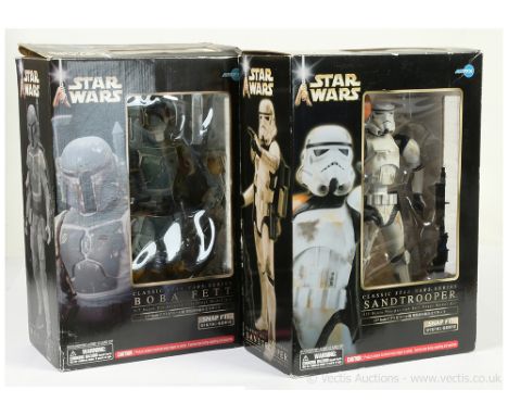 ArtFX Star Wars Classic Series Boba Fett 1/7 scale pre-painted soft vinyl model kit, Mint complete, within Good to Good Plus 