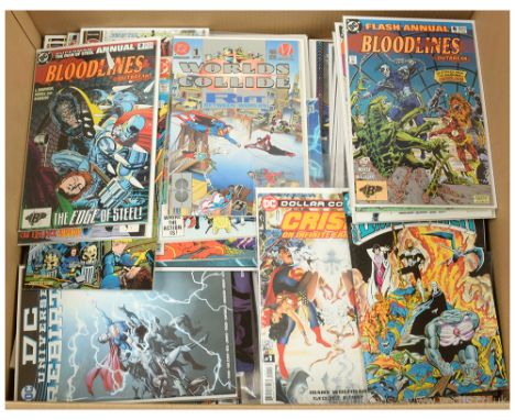 Large quantity of mostly modern issue DC comics including Dark Stars #1 - #17, Blackest Night #1 - #8, The Multiversity, New 