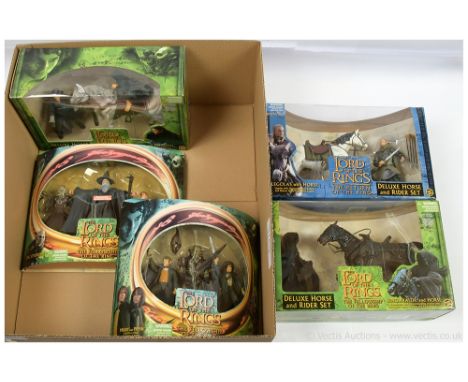 Toy Biz The Lord of the Rings The Fellowship of the Ring Deluxe Horse and Rider sets x two Arwen &amp; Asfaloth and Ringwrait