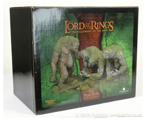 Sideshow Weta Collectibles The Lord of the Rings The Fellowship of the Ring The Stone Trolls Polystone Environment ltd editio