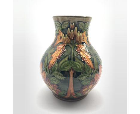  Moorcroft Flame of the Forest pattern vase, designed by Philip Gibson, H24.5cm    - Condition Report 