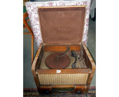 A Collaro vintage radio/record player