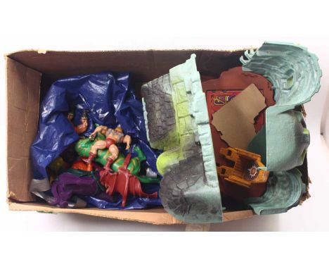 Mattel a quantity of Masters Of The Universe vintage action figures to include; Skeletor The Evil Lord Of Destruction, He-Man