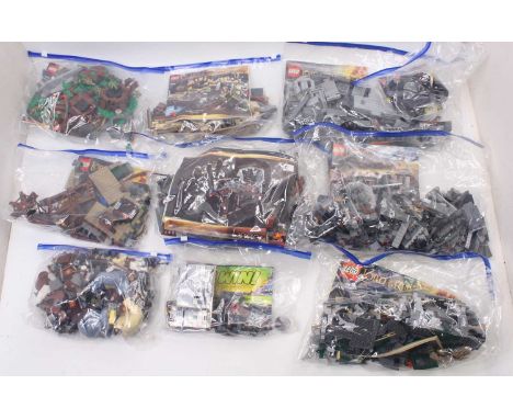 Lego Hobbit/Lord Of The Rings a quantity of bagged loose sets and figures to include; No.79010 The Goblin King Battle, No.947