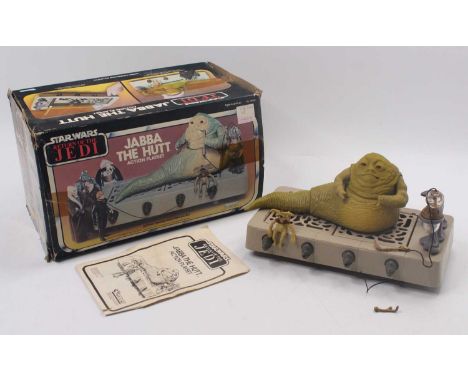 Kenner Star Wars Return Of The Jedi No.70490 Jabba The Hut Action Playest housed in a pictorial card box with instructions le