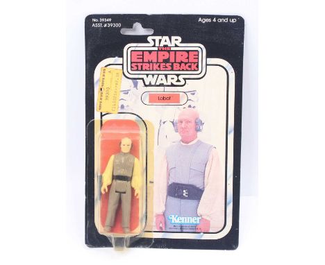 Kenner Star Wars The Empire Strikes Back No.39349 Lobot 3.75" figure, on the original 41 figure backing card, blister firmly 