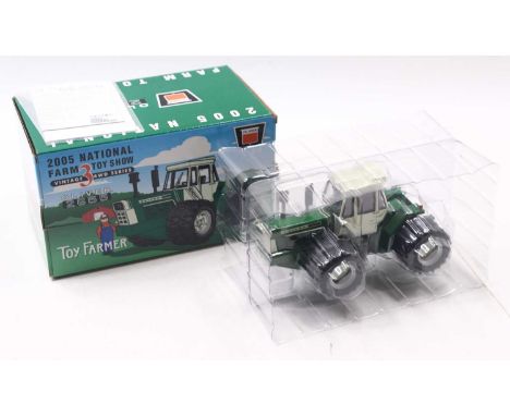 Britains/Ertl 2005 Farm Toy Show 1/32 diecast model of a Oliver 2655 4WD Tractor housed in a plastic packed pictorial card bo