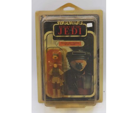 Kenner Star Wars Return Of The Jedi figure of a Princess Leia Organa (Boushh Disguise) housed in an outer plastic cased seale