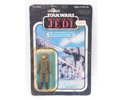 Kenner Star Wars Return Of The Jedi No.69620 AT-AT Commander, housed on the sealed blister 65 back and a punched pictorial ba