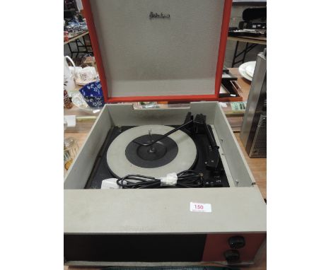 A Portadyne vintage record player