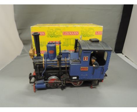 An LGB G scale 0-4-0 tank engine, Sam, in original box 2010