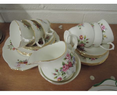 A part Duchess tea service 329 pattern floral design