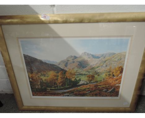 A print after K Melling, Lakeland landscape