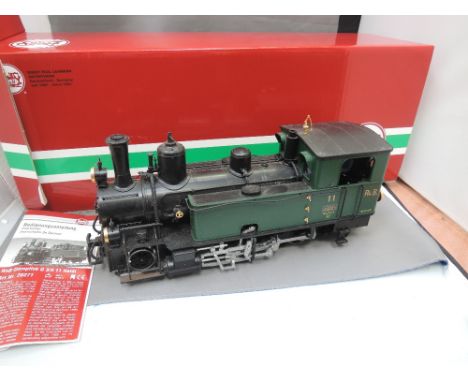 An LGB G scale 2-6-0 locomotive, Heidi, with instruction leaflet and in original box