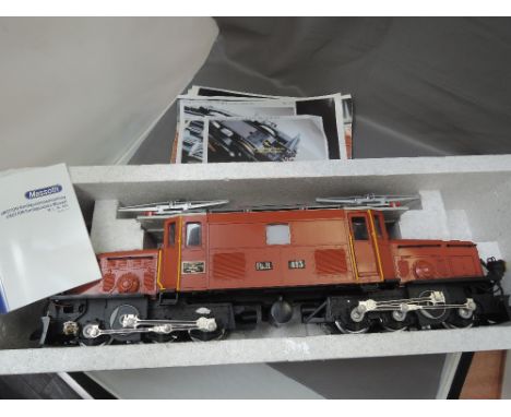 A LGB G scale electric crocodile locomotive with instruction leaflets, in original box 2040