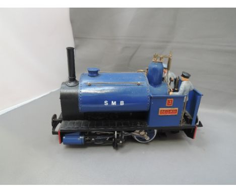 A Lehmann G scale scratch built 0-4-0 tank engine, Beorn, unboxed