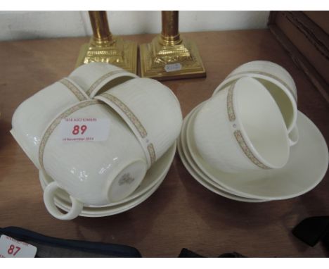 A part Royal Doulton tea service with stylised band decoration