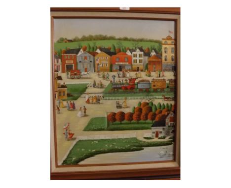 R SMITH, signed pair of modern oils on canvas, American landscapes, 24" x 20" (2) 