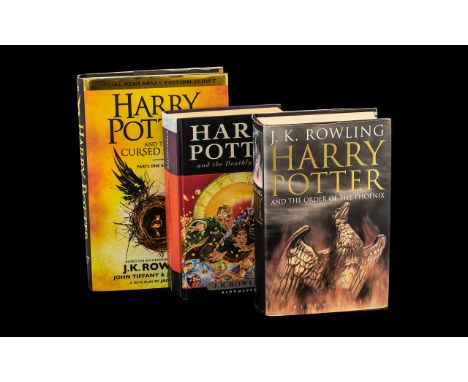 Collection of Harry Potter Books including a First Edition of Harry Potter &amp; the Deathly Hallows in hardback; Harry Potte