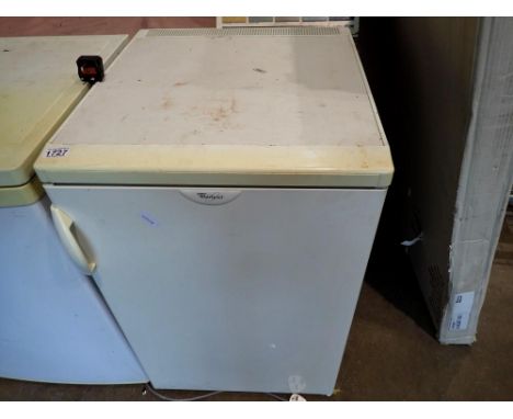 Whirlpool under counter fridge. All electrical items in this lot have been PAT tested for safety and have passed. This does n
