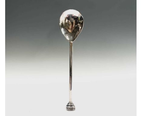 A modern Guild of Handicrafts silver spoon in the style of C R Ashbee, full length 16.2cmLondon 199145.5gmCondition report: F