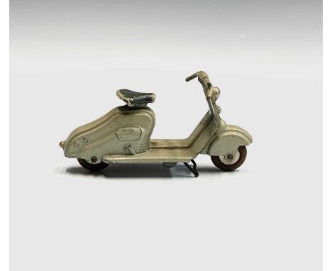 A diecast Vespa scooter by MercuryCondition report: There are no repairs or touching-up of paint, very slight deflection to h