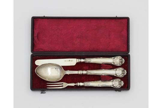 christening cutlery set