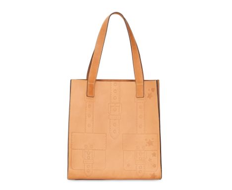 MULBERRY VINTAGE LEATHER TOTE BAGCondition grade B-.28cm long, 30cm high. 20cm shoulder strap drop. Camel toned leather with 