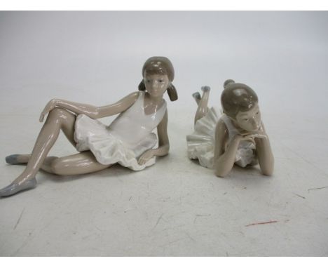 Pair of Nao ballerina figurines. 