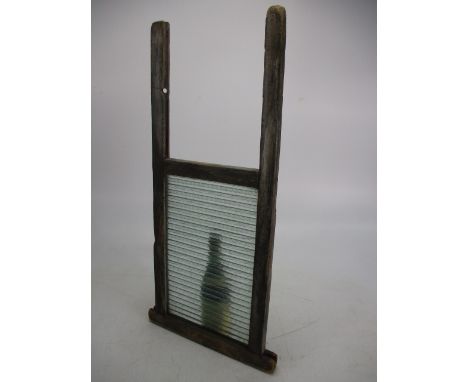 Vintage glass wash board. 