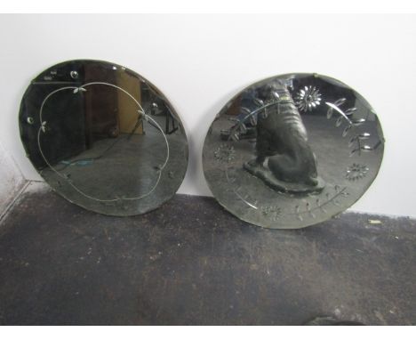 2 Vintage mirrors 