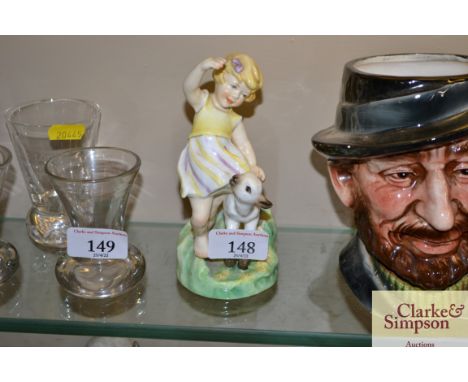A Royal Worcester figure "April" modelled by F.G. Doughty