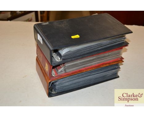 Three albums of First Day covers 