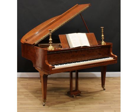 An Art Deco period baby grand piano, The Welmar Pianos, manufactured by Whelpdale Maxwell &amp; Codd Ltd, formerly Blüthner &
