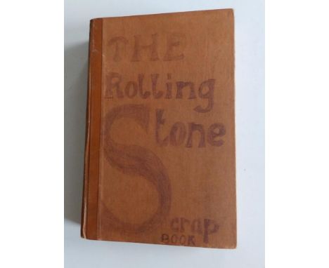 A Rolling Stones scrap album, comprising 195  pages of newspaper cuttings covering 1967-69.