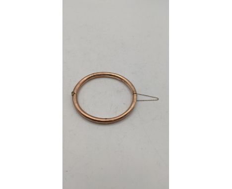 A yellow gold bangle, tested as 9ct, 18.2gLocation:If there is no condition report shown, please request 