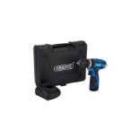 BRAND NEW Draper 12V Combi Drill, 1 x 1.5Ah Battery, 1 x Fast Charger 70256 RRP £129 R 7.3/5.6/11.