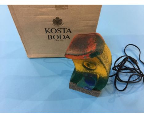 Boxed Kosta Boda light, by Kjell Engman 