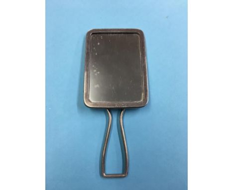 Silver travelling easel mirror
